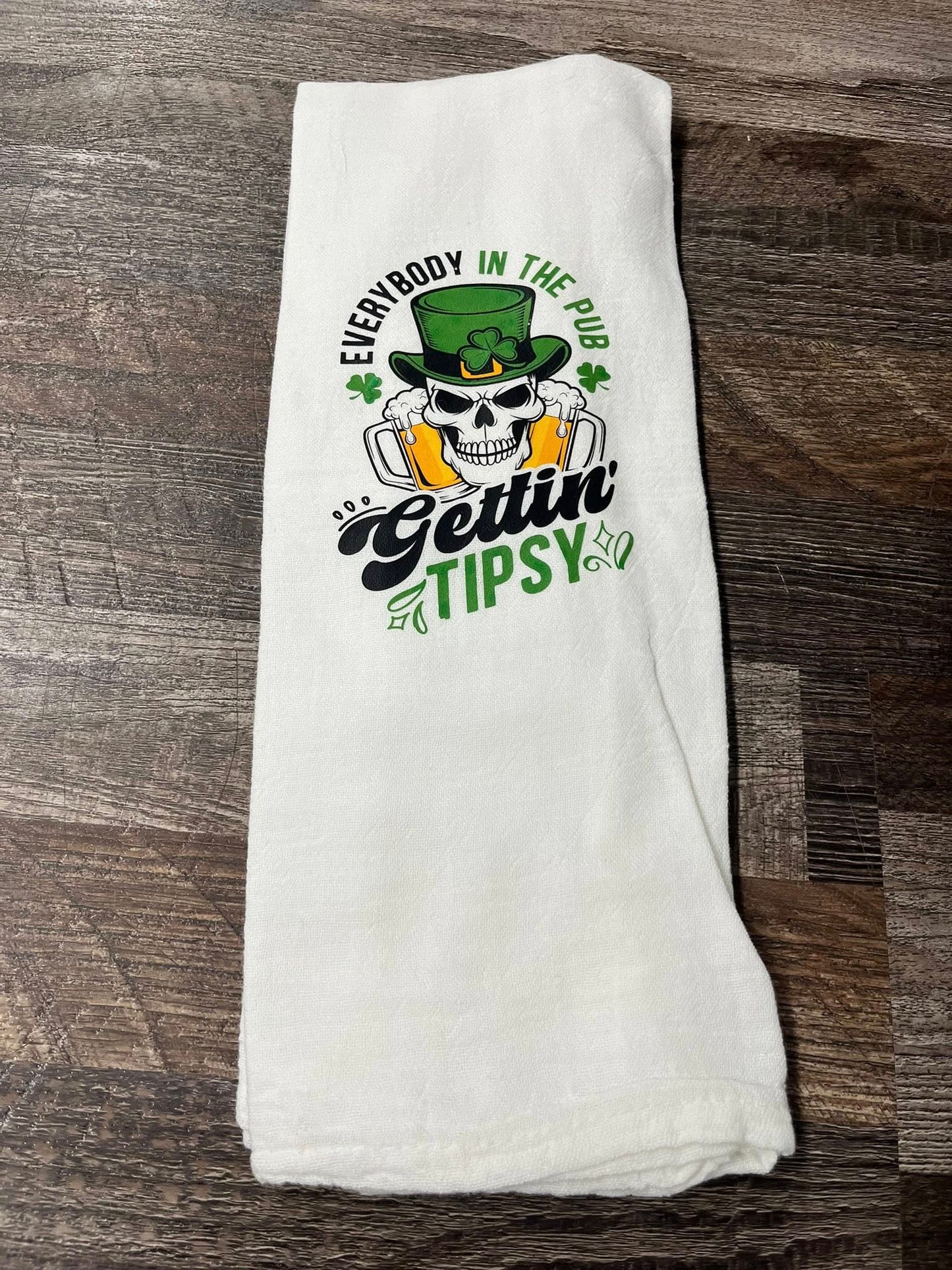 St Patricks Day Tea Towels Kitchen Towels Graphic Designs