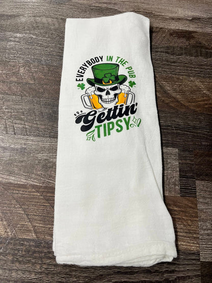 St Patricks Day Tea Towels Kitchen Towels Graphic Designs