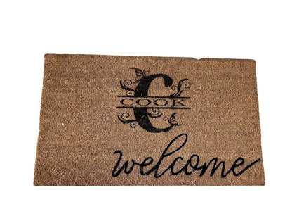 All you cool cats and kittens laser engraved coir mats 18"x30"