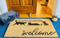 All you cool cats and kittens laser engraved coir mats 18"x30"